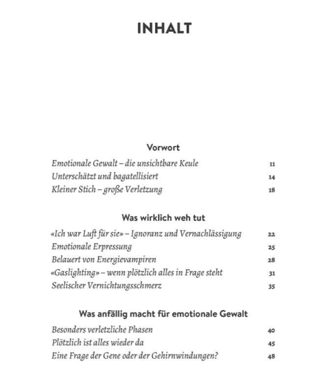 Gewalt (emotionale Gewalt) Gewalt (emotionale Gewalt)