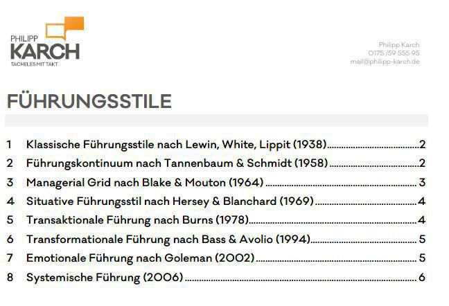 Führungsstile: Vom klassischen Führungsstil bis hin zur systemischen Führung Führungsstile: Vom klassischen Führungsstil bis hin zur systemischen Führung