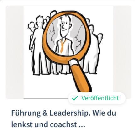 Zum Online-Kurs "Leadership & Führung" (tbf)