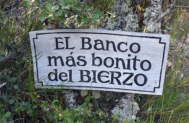 El banco más bonito del bierzo (León) El banco más bonito del bierzo (León)