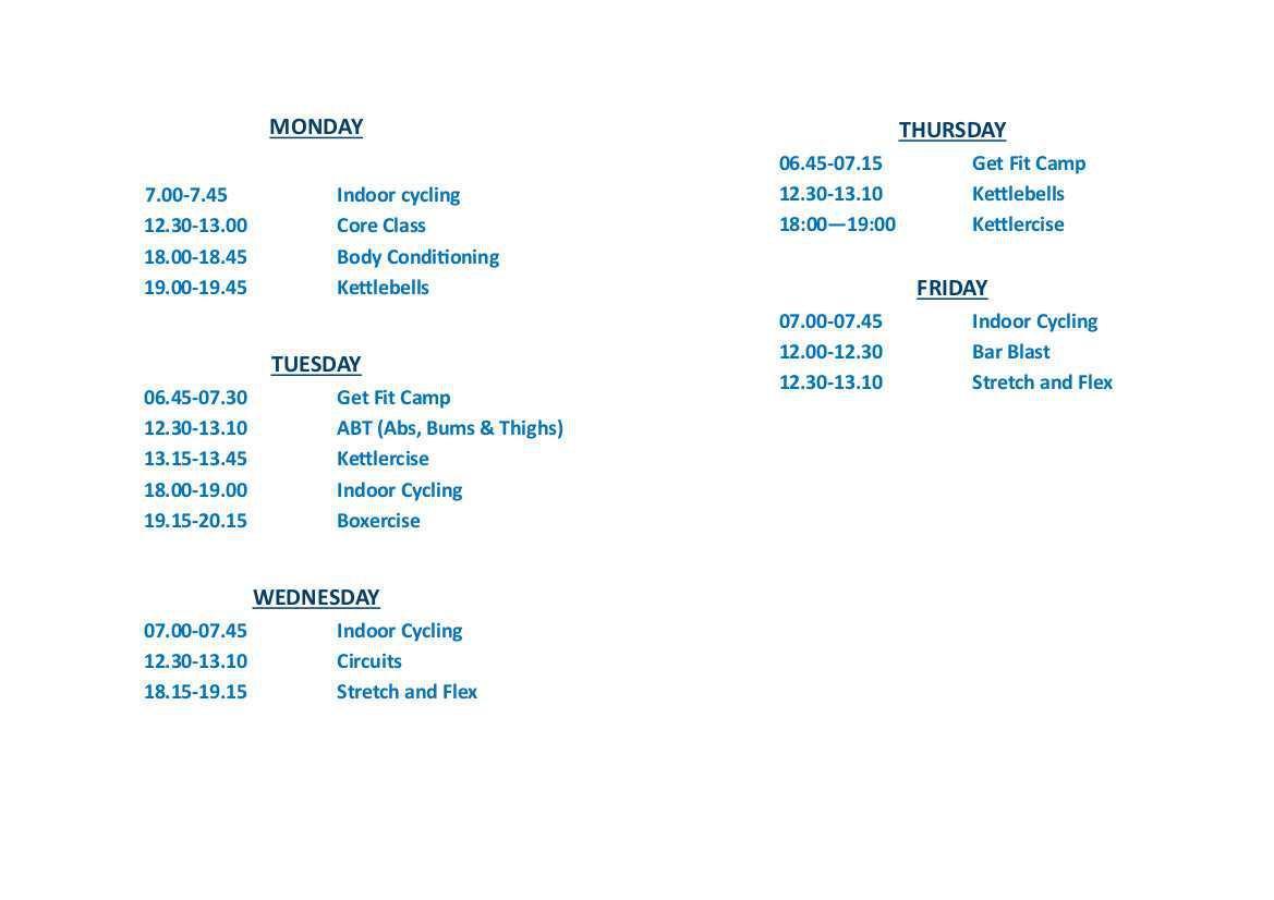 OGH Classes