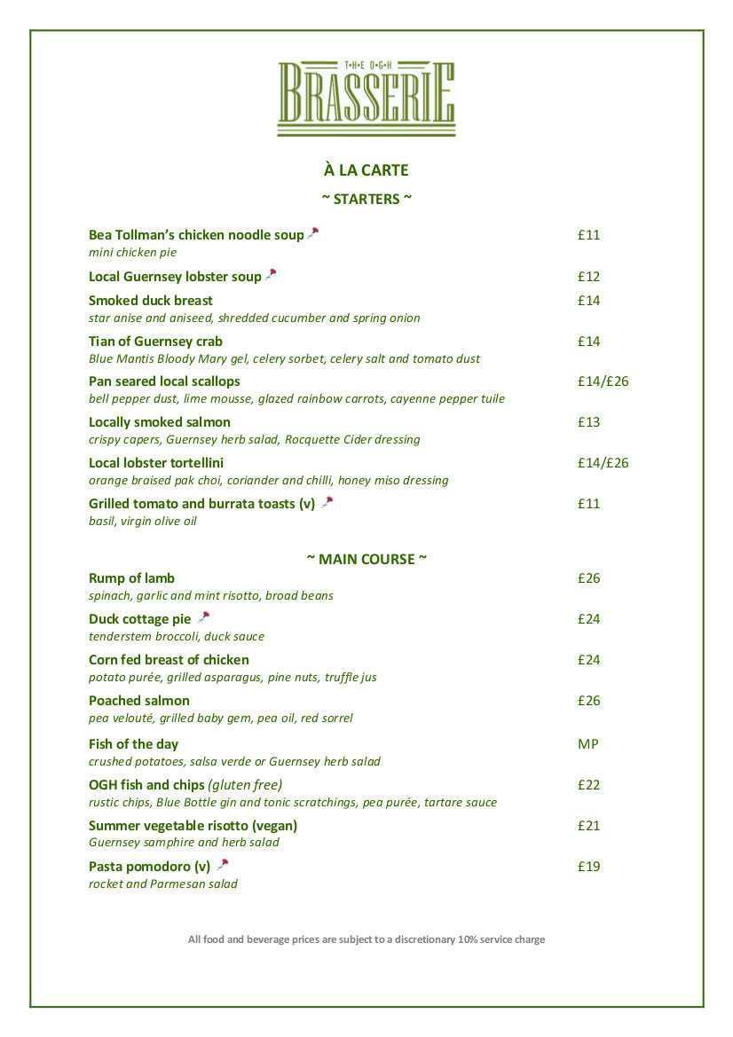 OGH Brasserie A La Carte 
