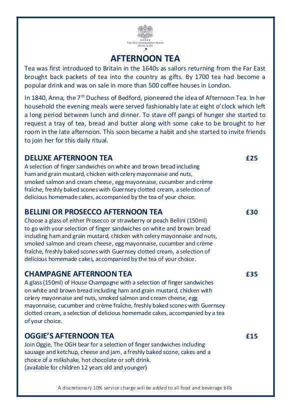 OGH Afteroon Tea