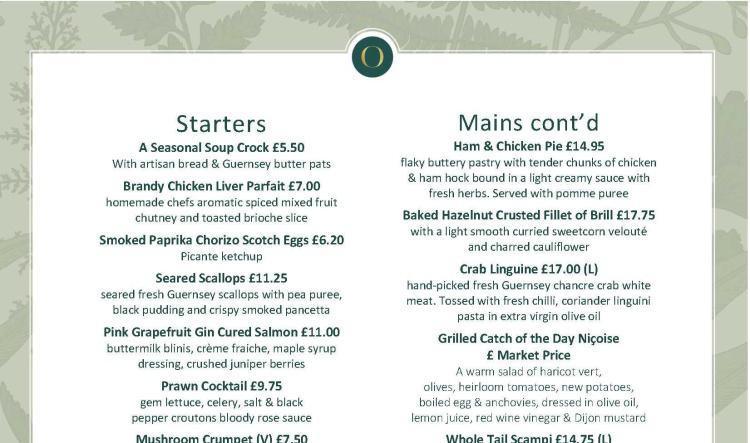 Oak Bar & Bistro - Lunch