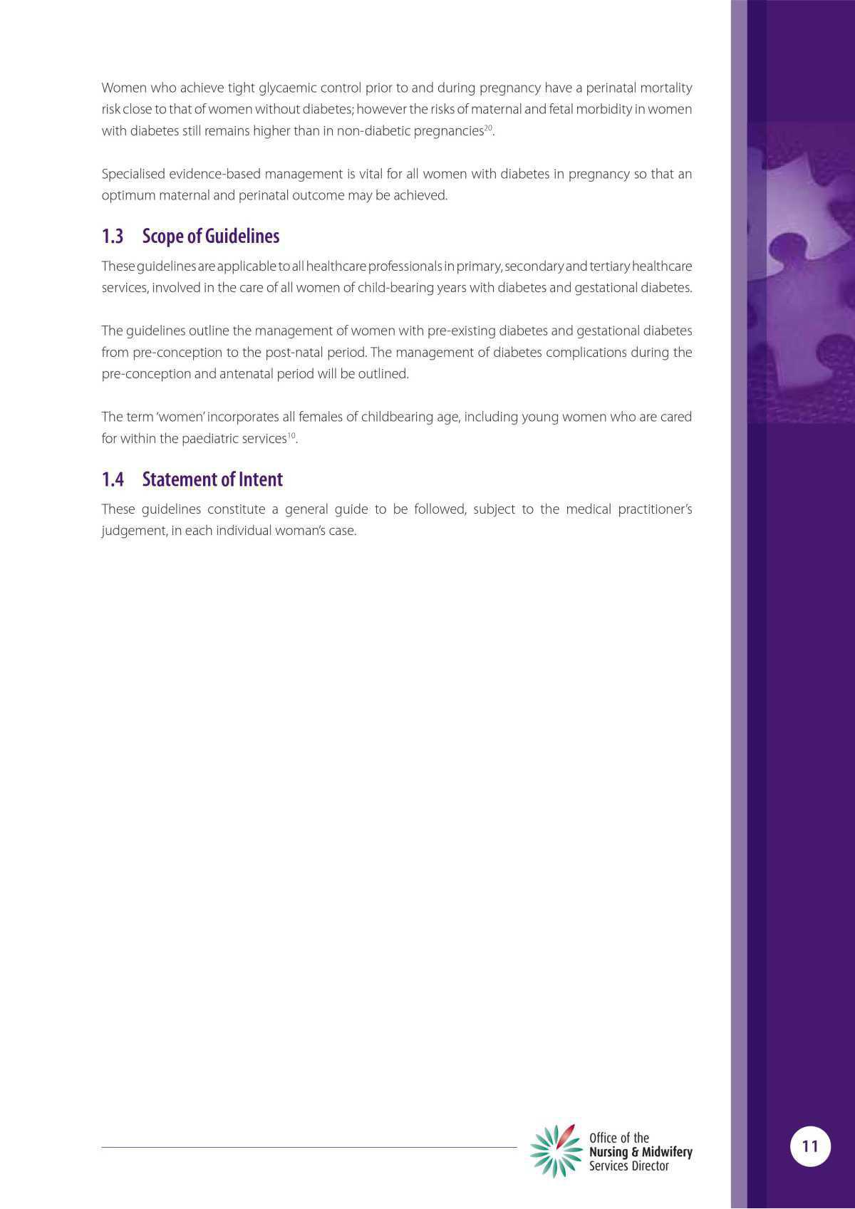 Management of Pre & Gestational Diabetes Mellitus