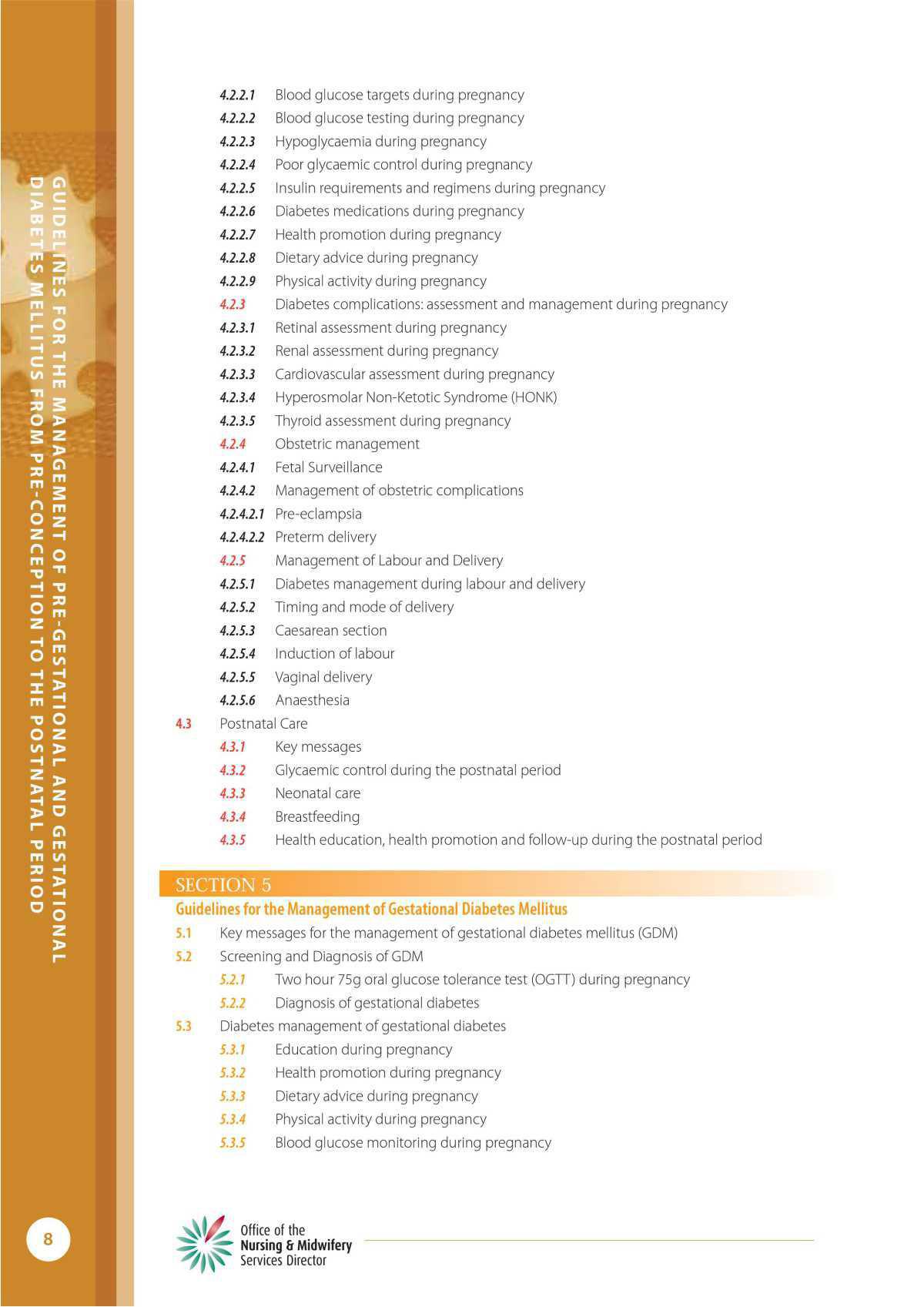 Management of Pre & Gestational Diabetes Mellitus