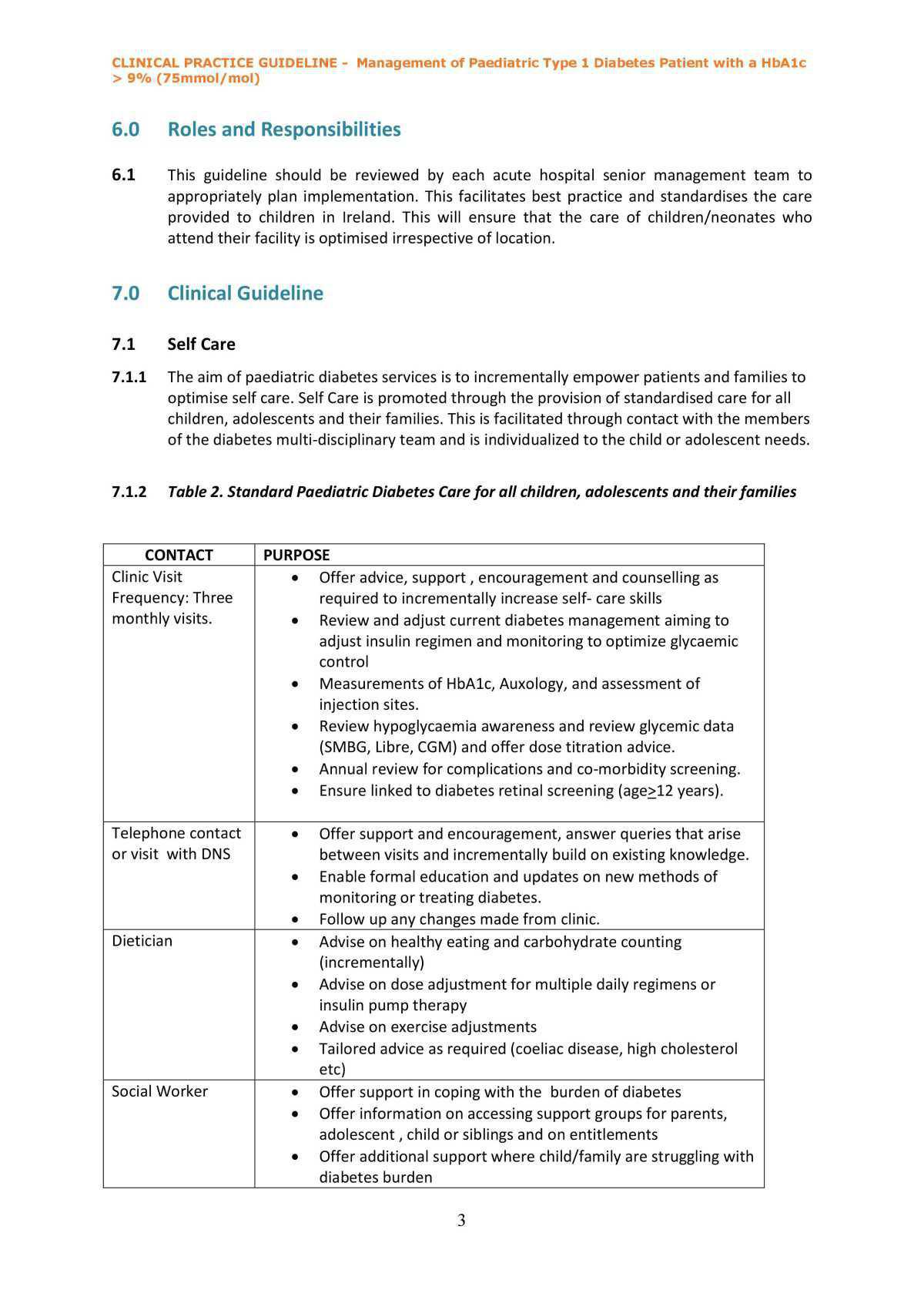Management of Paediatric Type 1 Diabetes Patient with a HbA1c > 9% (75mmol/mol)