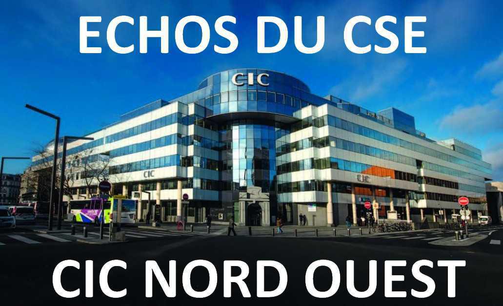 CIC NO : CSE du 22 septembre CIC NO : CSE du 22 septembre