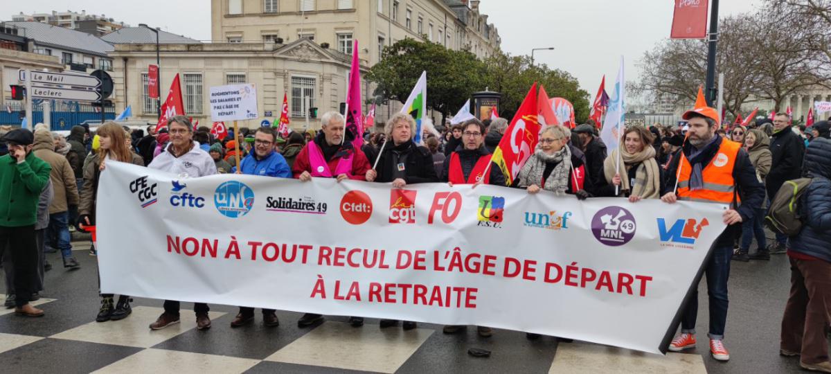 CM Anjou : Retraites, retour sur la mobilisation du 19 janvier