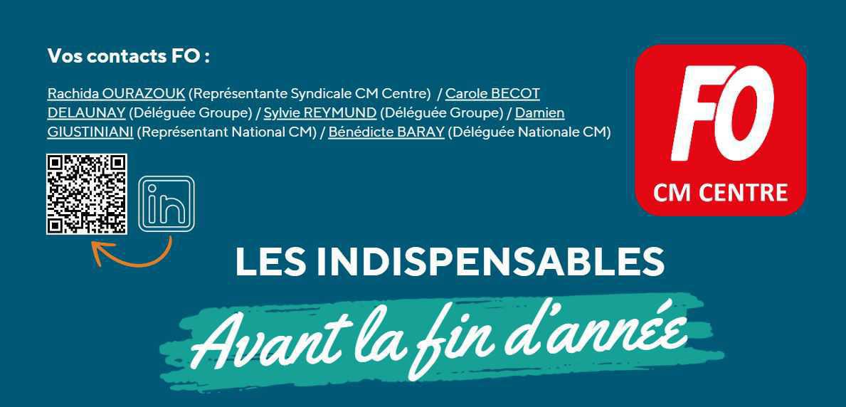CM Centre : Les indispensables avant la fin d'année ! CM Centre : Les indispensables avant la fin d'année !