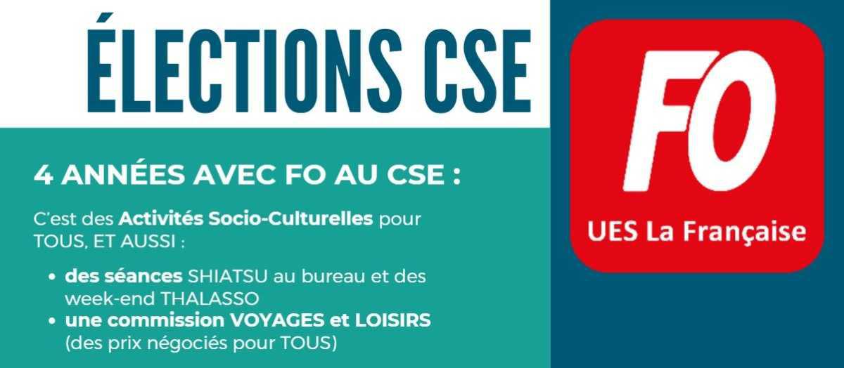 UES La Française : avec FO, que travail rime avec bonne santé !