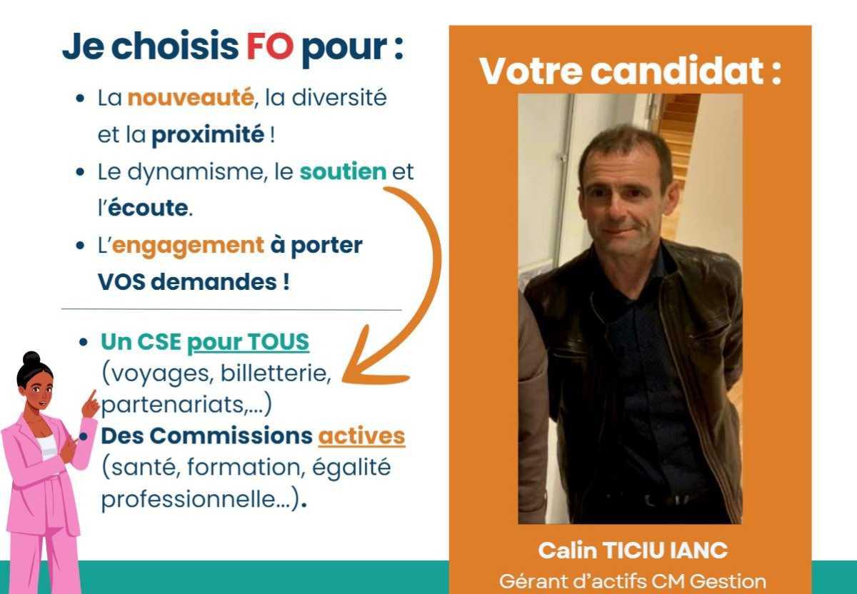 UES La Française : Élections CSE, avec FO !