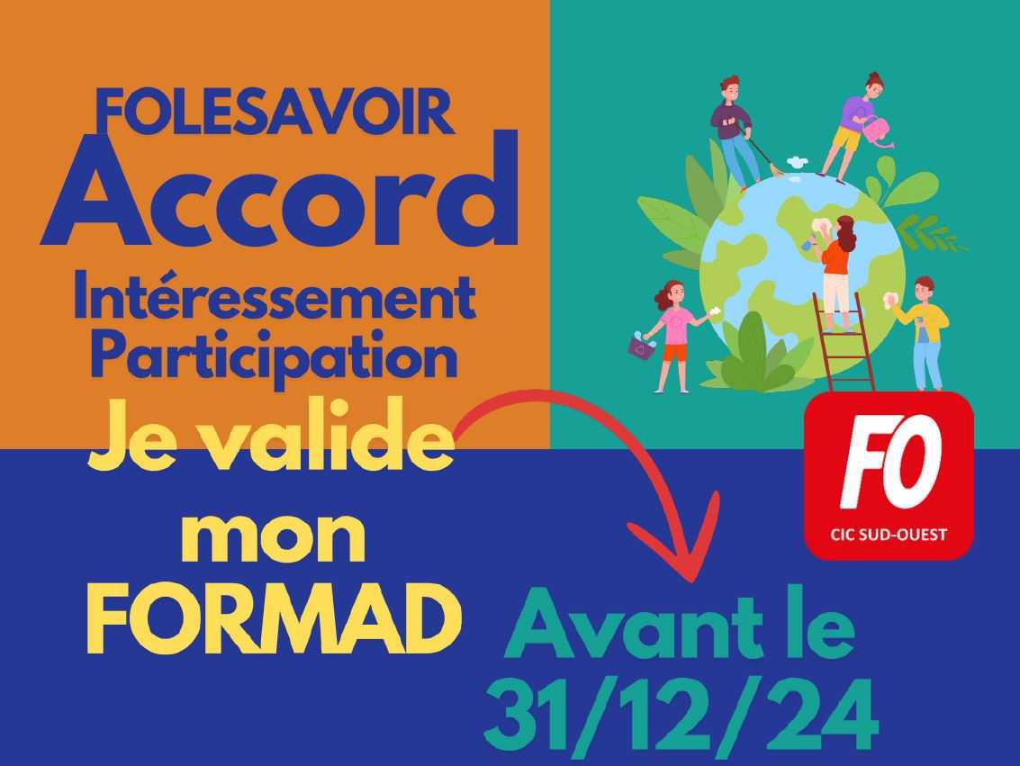 CIC Sud-Ouest : InFO Accord Intéressement Participation 