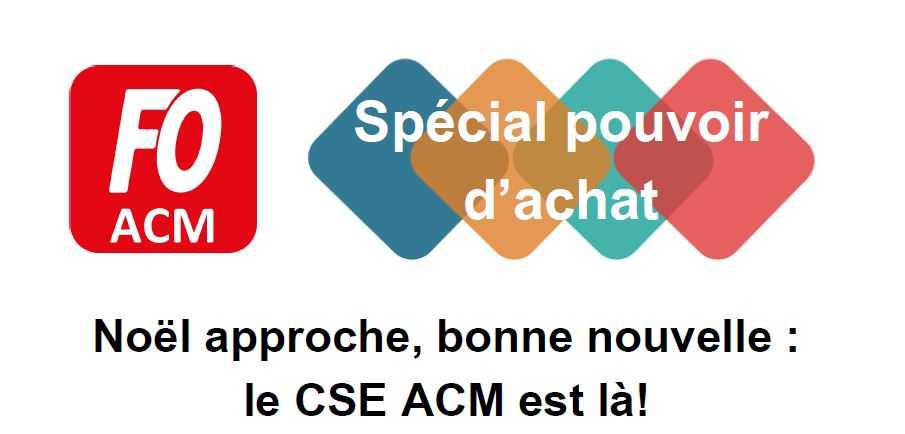 ACM : Spécial Pouvoir d'Achat 