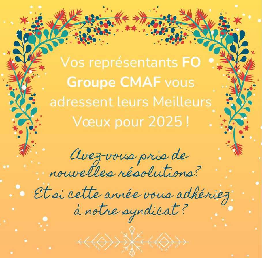 CMAF : Une Bonne Année 2025 ! CMAF : Une Bonne Année 2025 !