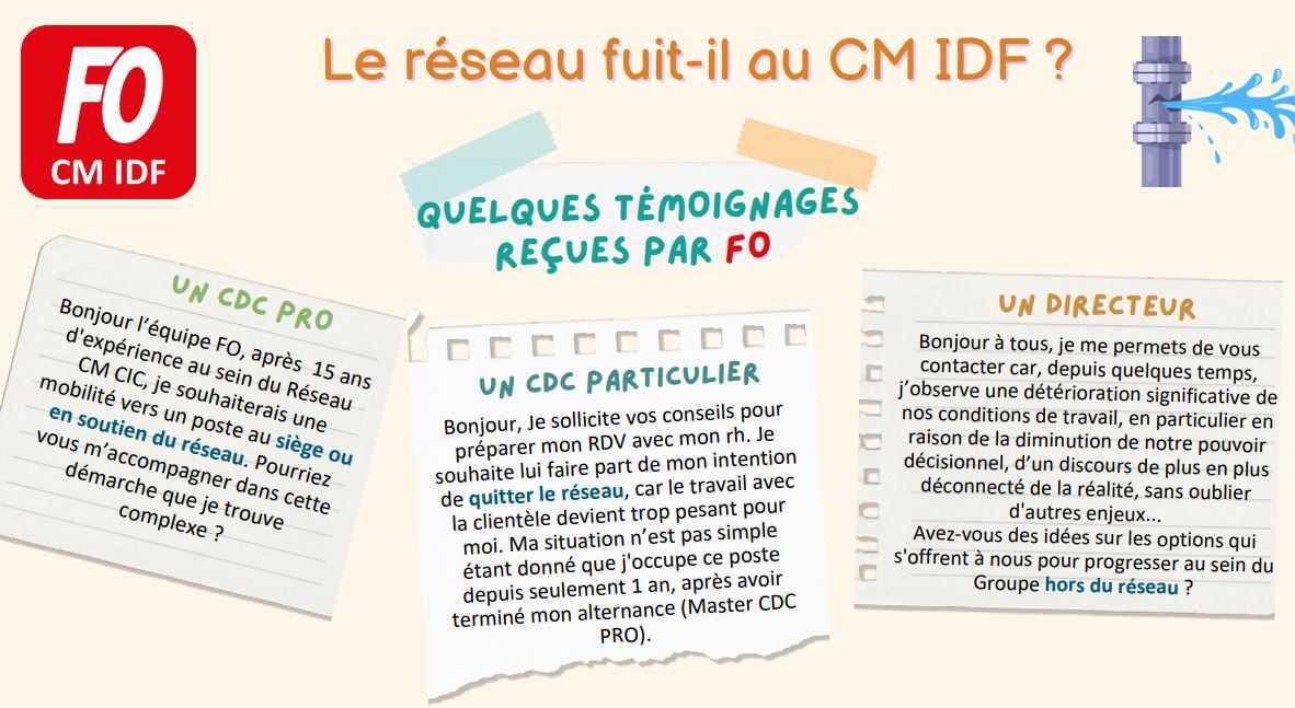 CM IDF : Le réseau fuit-il ? CM IDF : Le réseau fuit-il ?