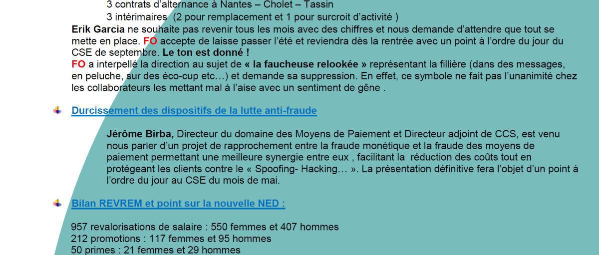 CCS : CSE du 16 avril 2025