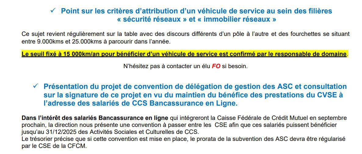 CCS : CSE du 21 mai 2025