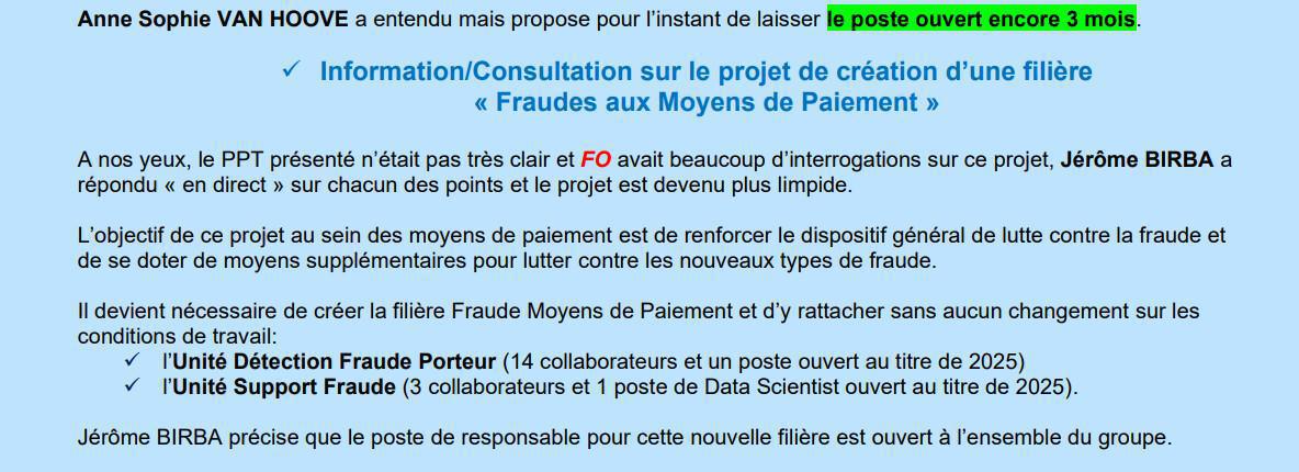 CCS : CSE du 21 mai 2025
