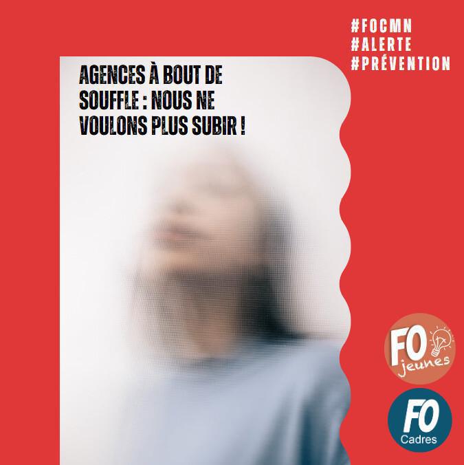 CMN : Agences à bout de souffle ! CMN : Agences à bout de souffle !