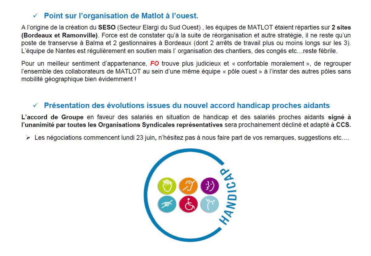CCS : CSE du 18 juin 2025