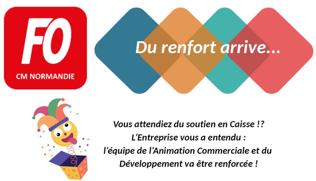 CMN : Du renfort arrive...