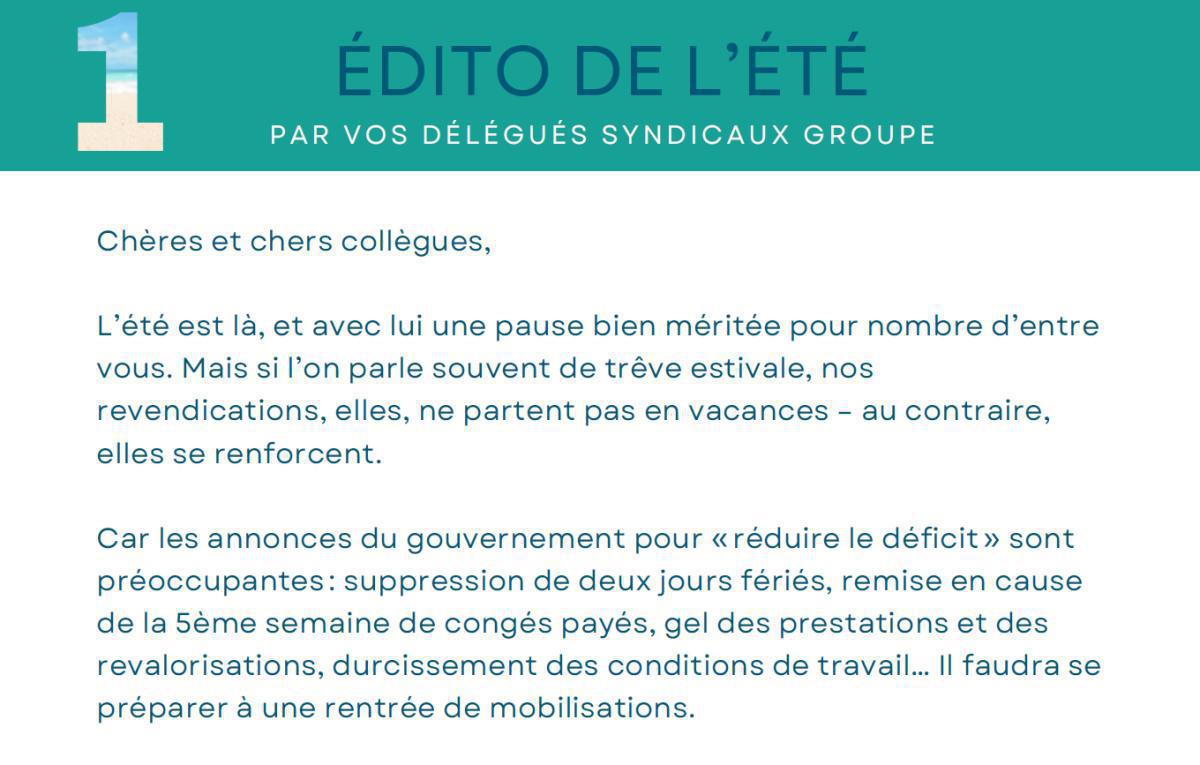 CMAF : L'INFO d'été