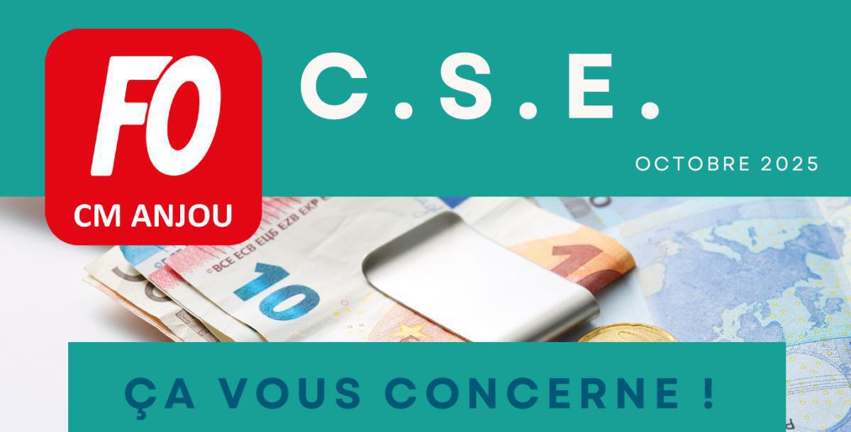 CM Anjou : CSE, ça vous concerne CM Anjou : CSE, ça vous concerne