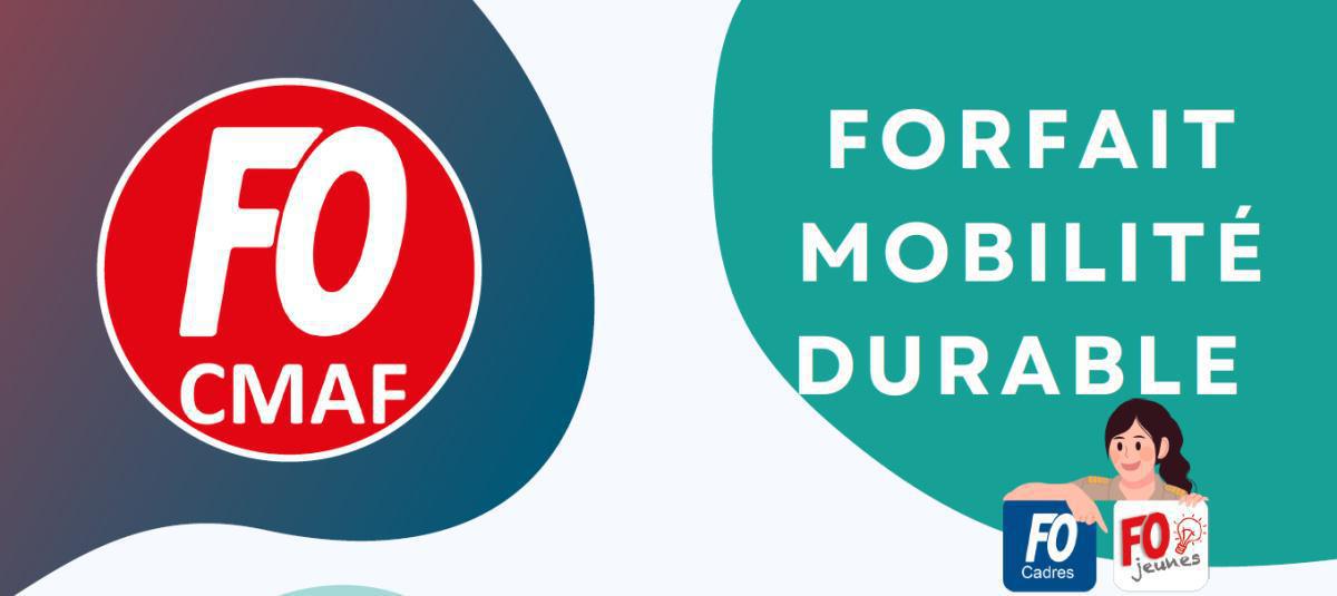 CMAF : Forfait Mobilité Durable 