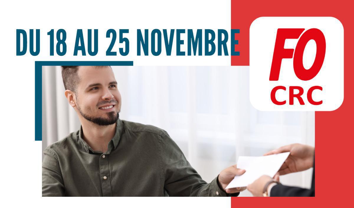 CRC : pour que l'évolution soit un droit, pas un privilège ! Je vote FO