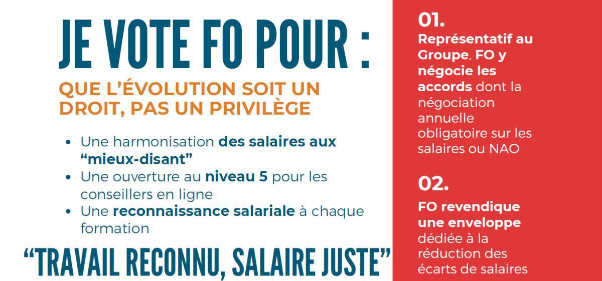 CRC : pour que l'évolution soit un droit, pas un privilège ! Je vote FO