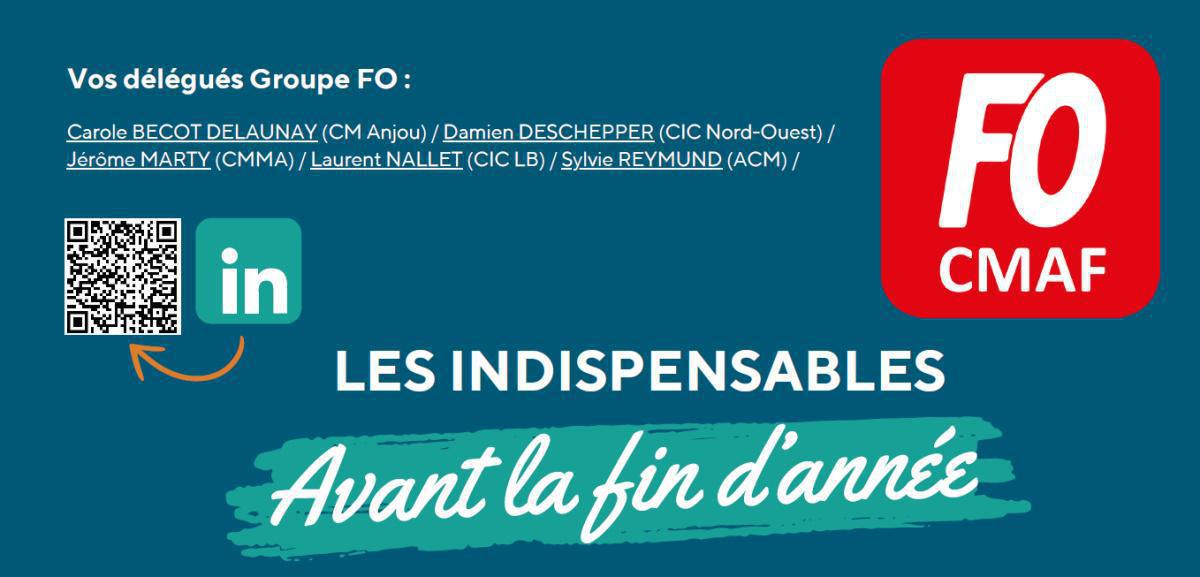 CMAF : Les indispensables avant la fin d'année ! CMAF : Les indispensables avant la fin d'année !