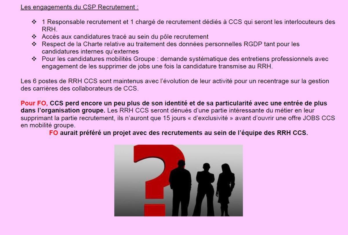 CCS : CSE du 22 octobre 2025