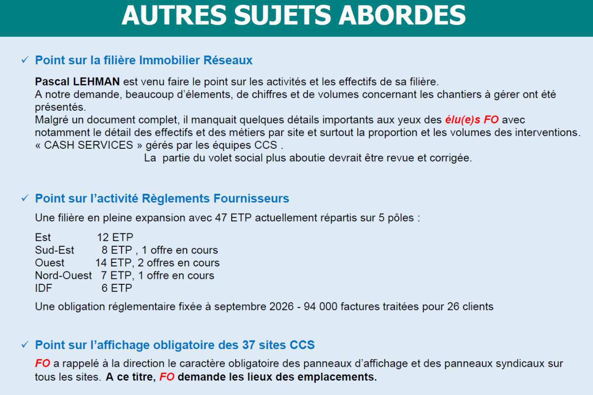 CCS : CSE du 27 novembre 2025
