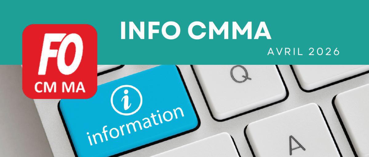 CMMA : InFO d'avril 2026 CMMA : InFO d'avril 2026