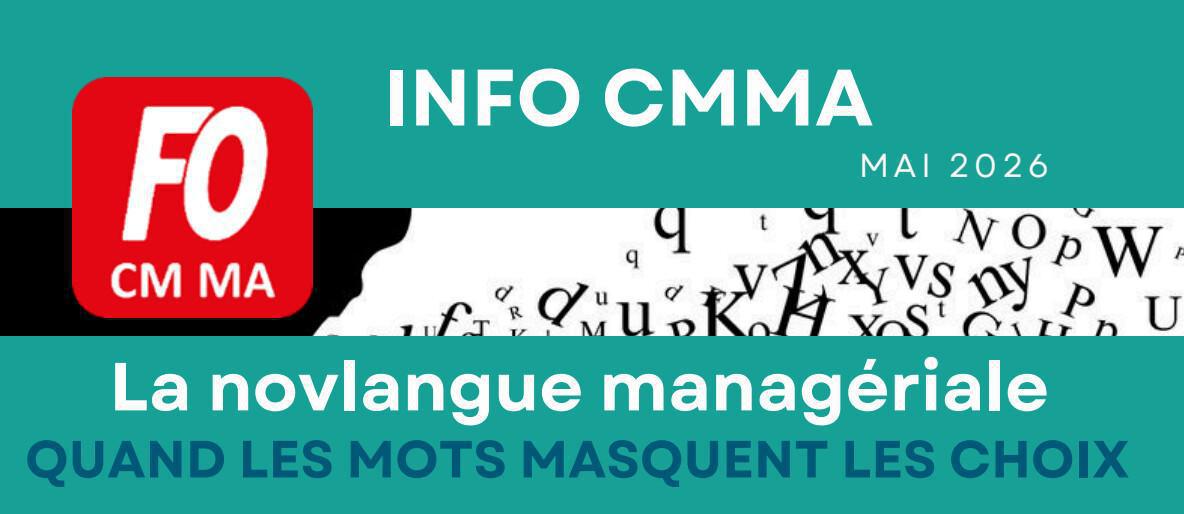 CMMA : InFO de mai 2026