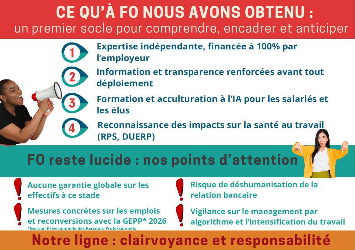 CMAF : FO signe le 1er accord IA Générative pour le Groupe
