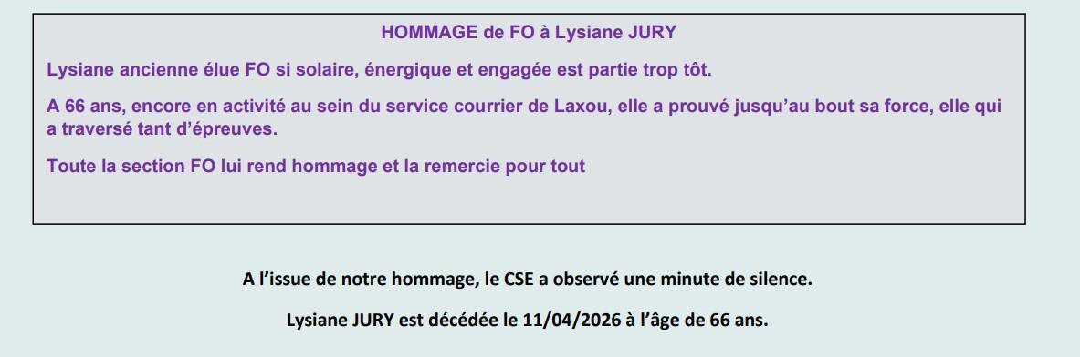 CCS : CSE d'avril 2026
