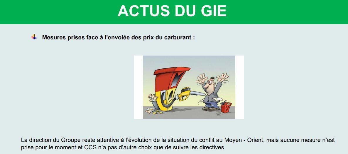 CCS : CSE d'avril 2026