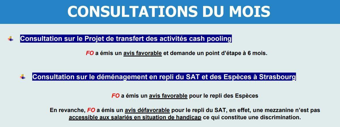 CCS : CSE d'avril 2026