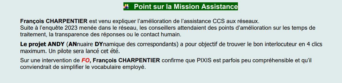 CCS : CSE d'avril 2026