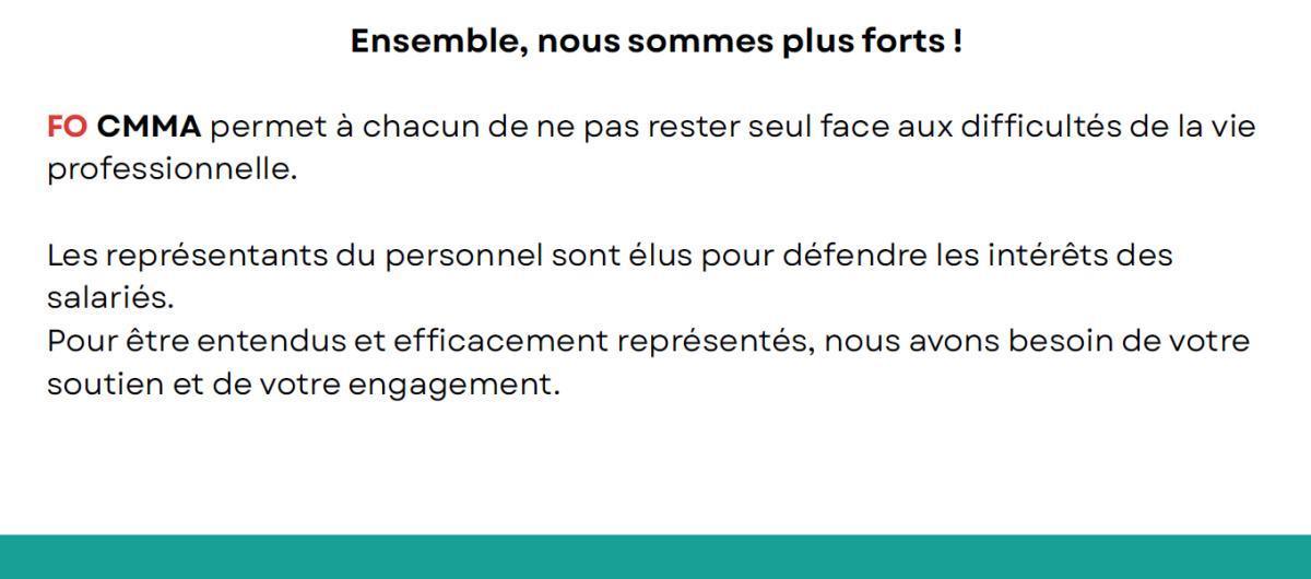 CMMA : InFO de juin 2026