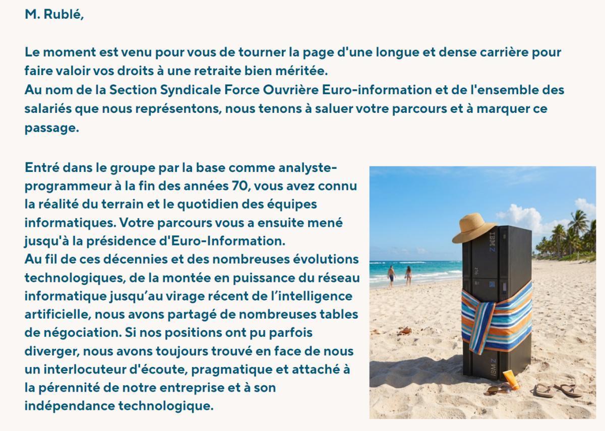 Euro Information : FLASH INFO juillet