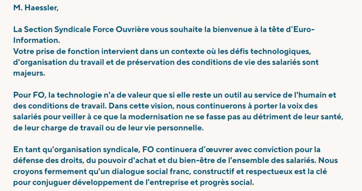 Euro Information : FLASH INFO juillet