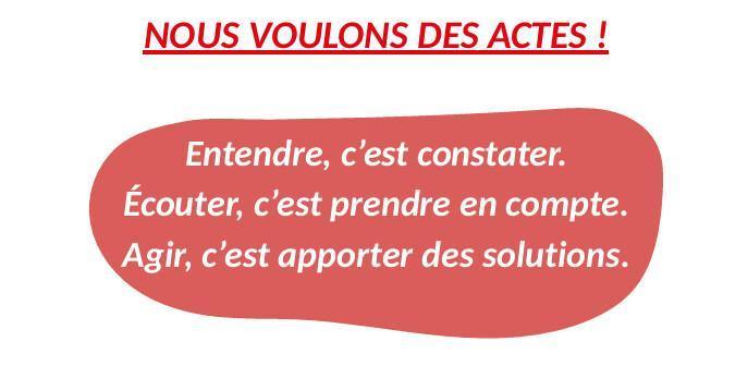 CMN : Vous avez la parole... Assez de constats, place aux actes ! CMN : Vous avez la parole... Assez de constats, place aux actes !