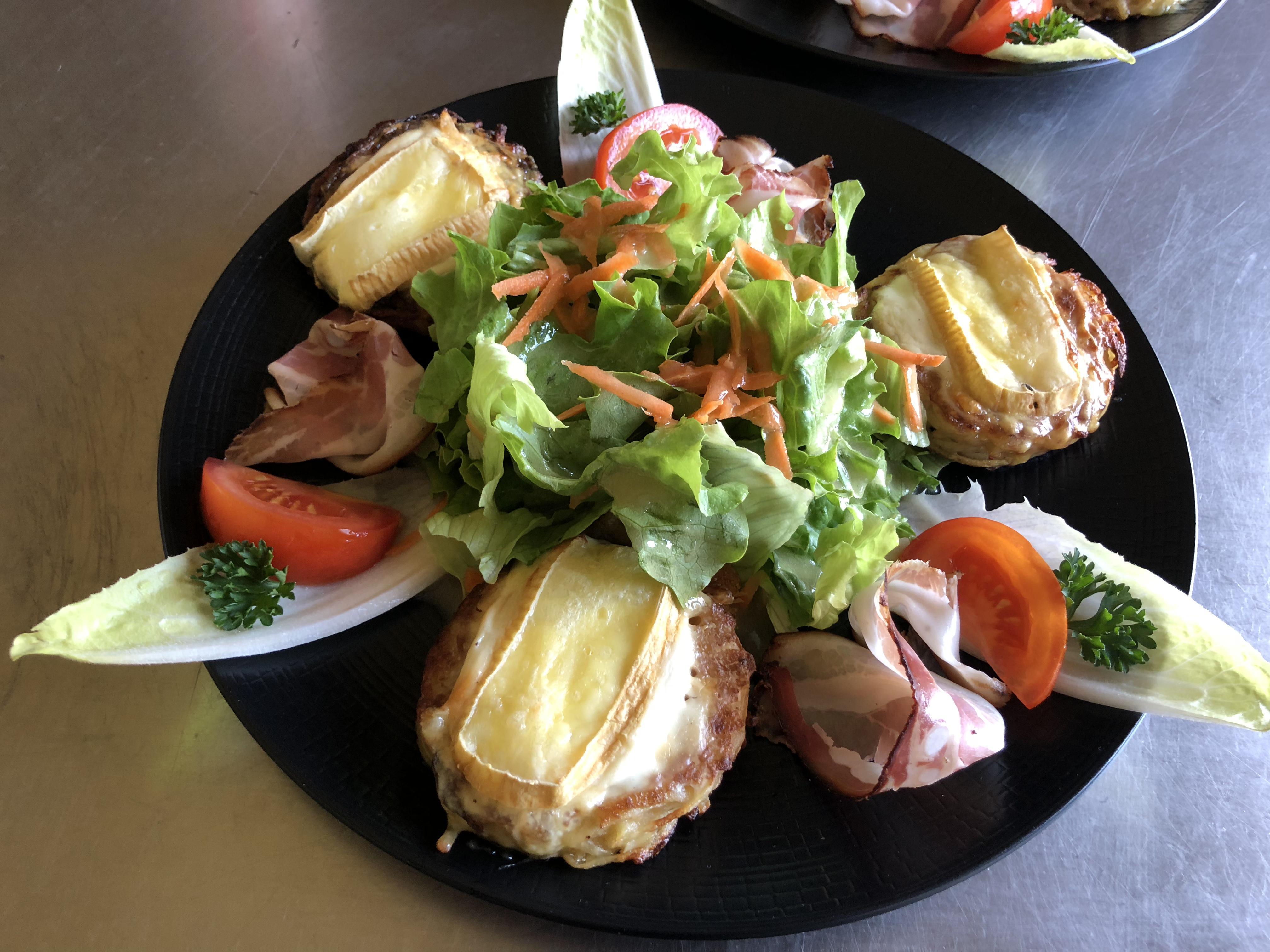 Galette De Pomme De Terre Au Munster Et Lard Paysan