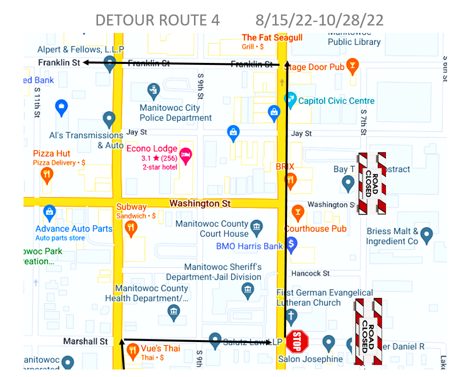 Route 4 Detour