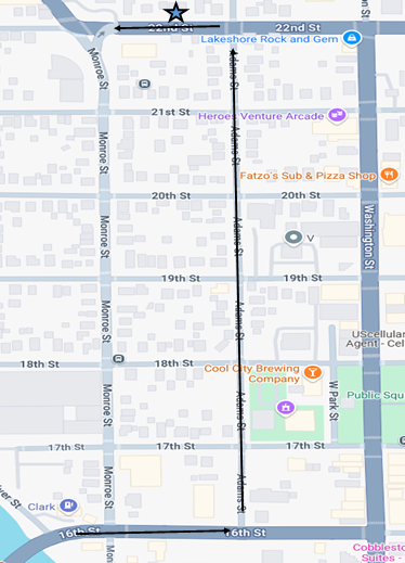 Monroe St Detour 7.7.2025