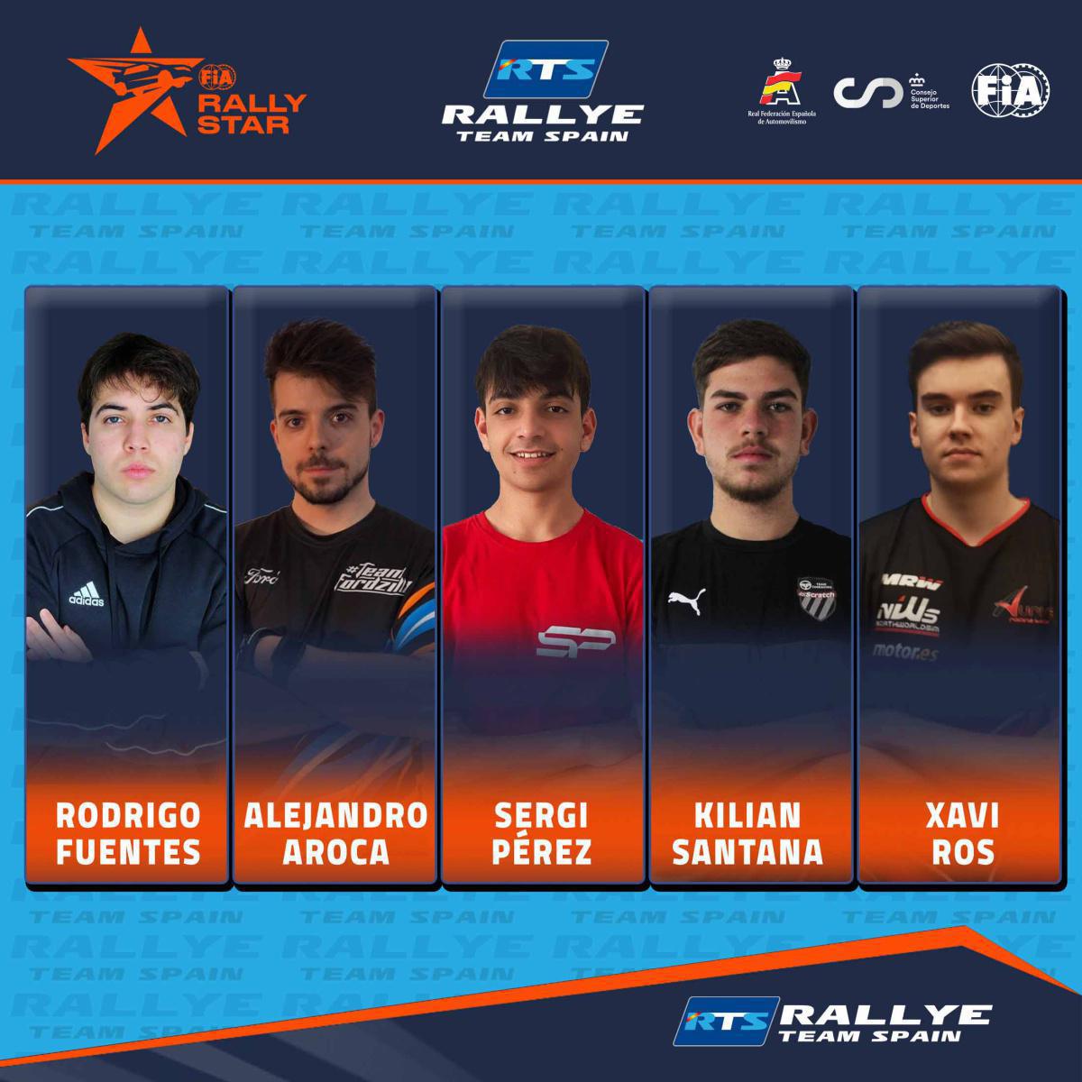 El Rallye Team Spain, con cinco pilotos en el concurso mundial FIA Rally Star El Rallye Team Spain, con cinco pilotos en el concurso mundial FIA Rally Star