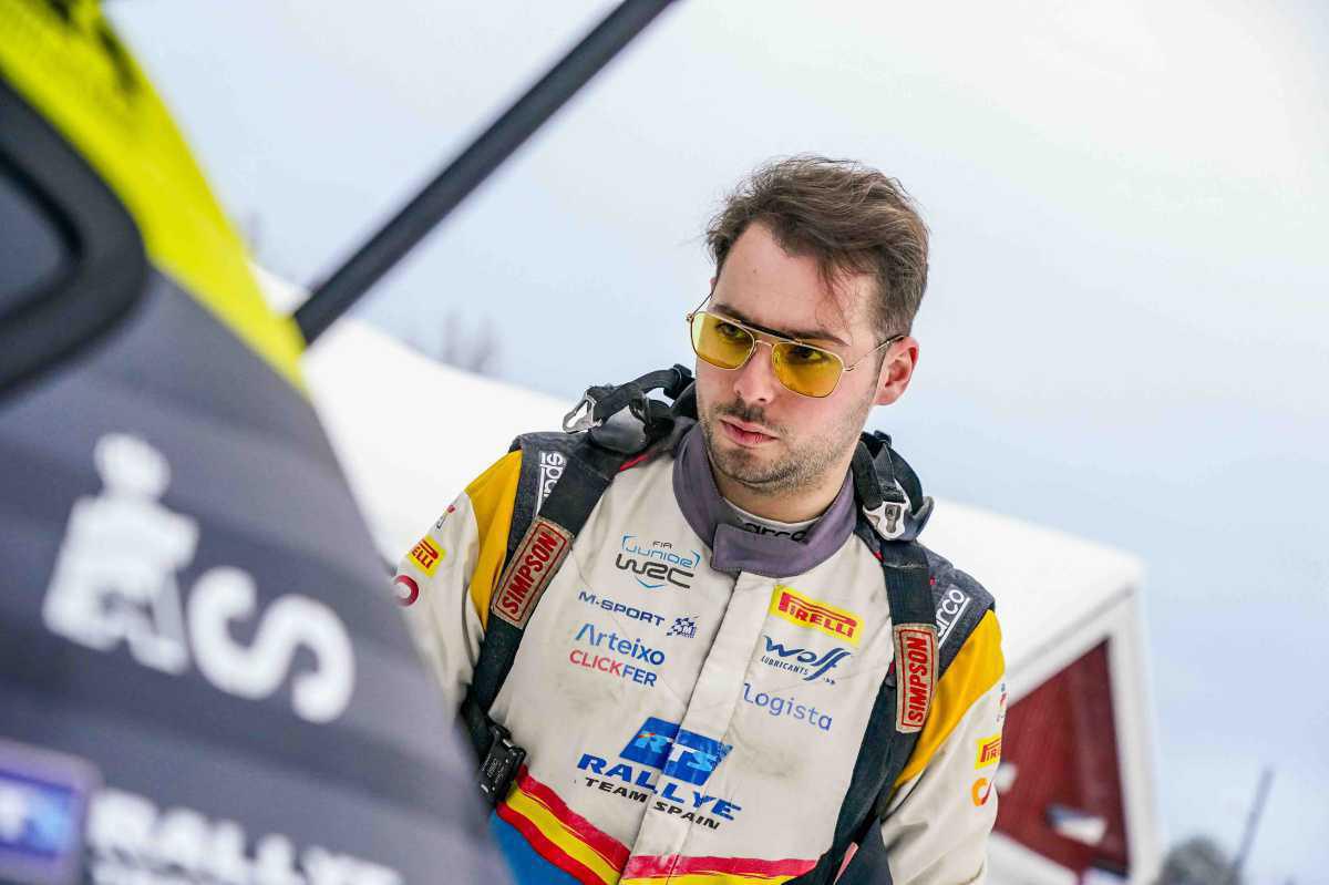 Roberto Blach, a por todas en la única cita de asfalto del Junior WRC Roberto Blach, a por todas en la única cita de asfalto del Junior WRC